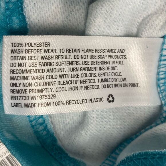 ART CLASS Unisex 2 PieceTie Dyed Sweatshirt & Shorts Pajama Set Size XL Blue New - Picture 5 of 10